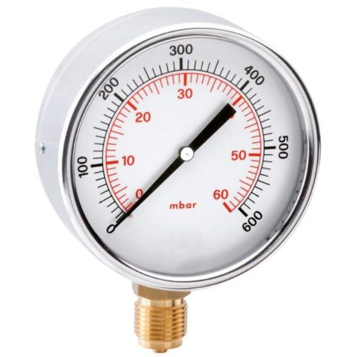 Radijalni manometar 60 mBar fi 63 mm (65024)